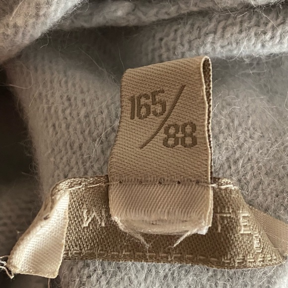 Moiselle Light-blue turtleneck wool Sweater. Women's XS. - Picture 8 of 10